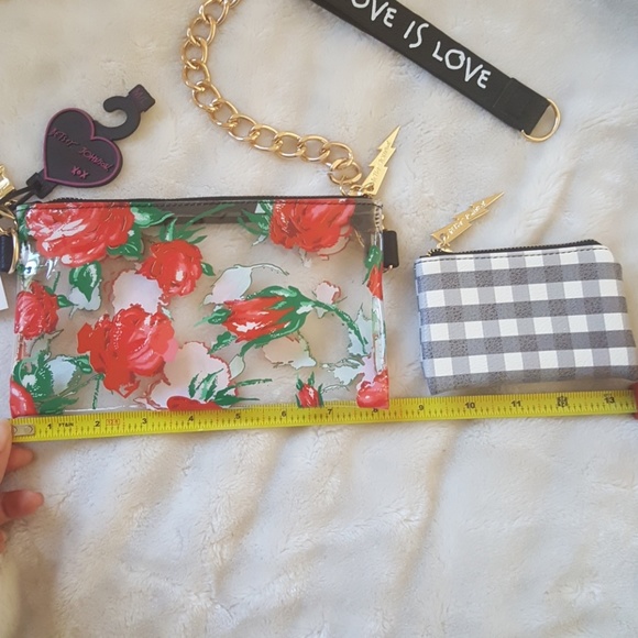 Betsey Johnson Rose Print Bag - Picture 5 of 5